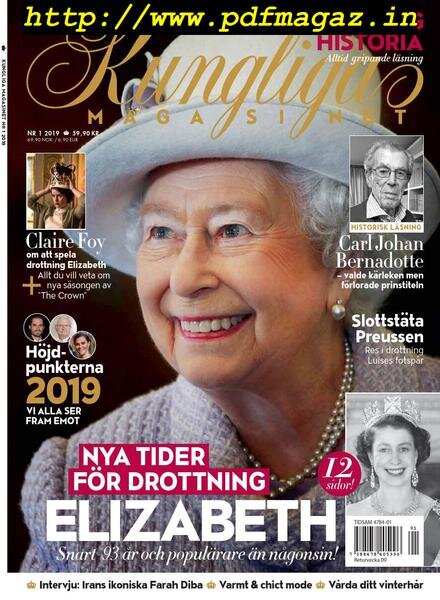 Kungliga Magasinet – januari 2019 Cover