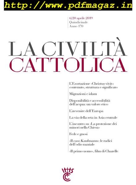 La Civilta Cattolica – 6 Aprile 2019 Cover