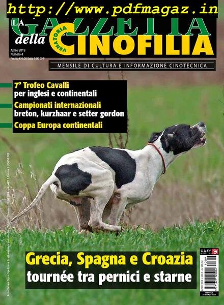 La Gazzetta Della Cinofilia Venatoria – Aprile 2019 Cover