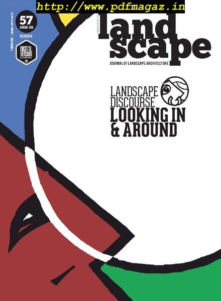 LA, Journal of Landscape Architecture – March 2019 Cover