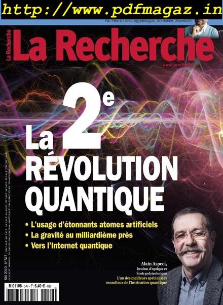 La Recherche – Mai 2019 Cover