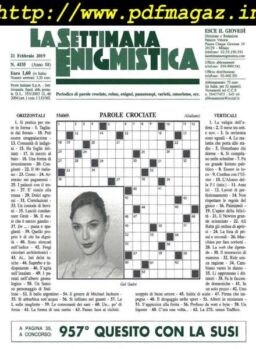 La Settimana Enigmistica – 21 Febbraio 2019
