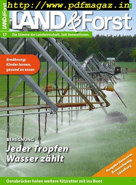 Land & Forst Hannover, Braunschweig, Luneburg – 24 April 2019 Cover