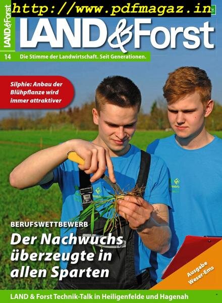 Land & Forst Weser Ems – 02 April 2019 Cover