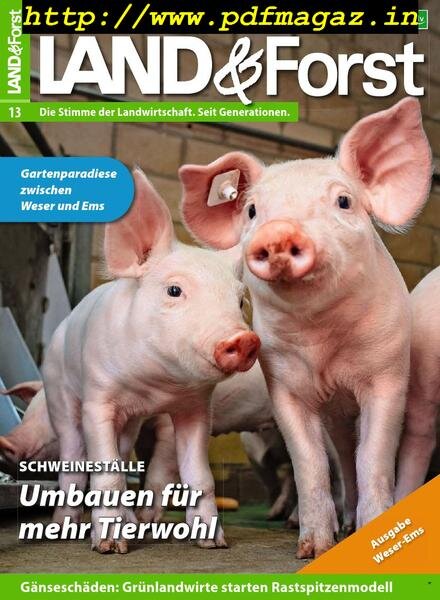 Land & Forst Weser Ems – 26 Marz 2019 Cover