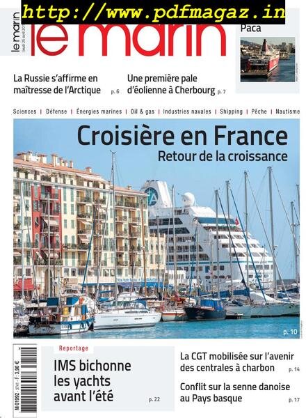 Le Marin – 25 avril 2019 Cover