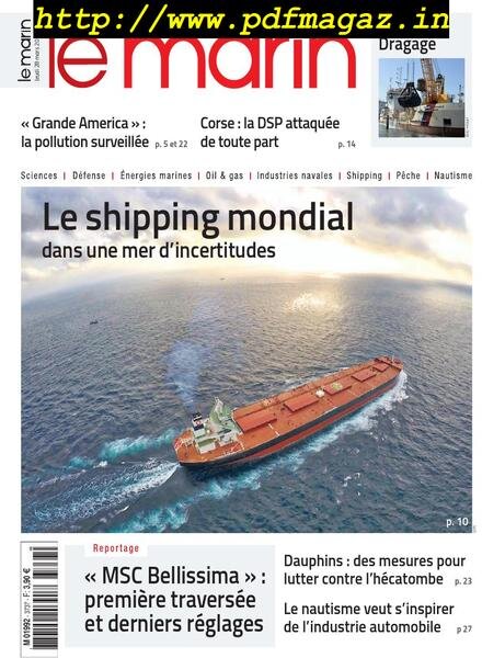 Le Marin – 28 mars 2019 Cover