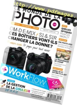 Le monde de la photo – mars 2019