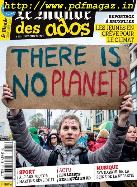 Le Monde des Ados – 03 avril 2019 Cover