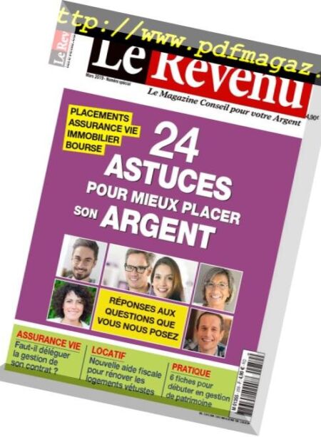 Le Revenu Placements – mars 2019 Cover
