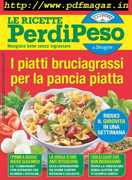 Le Ricette PerdiPeso – Aprile 2019 Cover