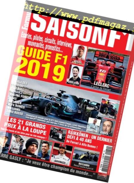 Le Sport – mars 2019 Cover