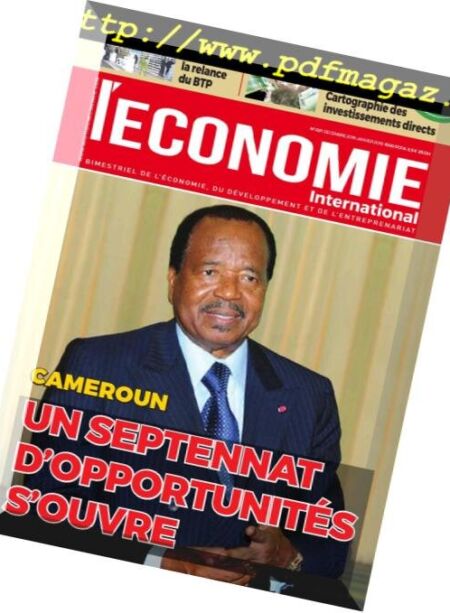 L’Economie International – decembre 2018 Cover