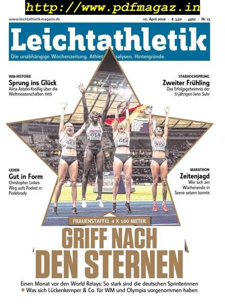 Leichtathletik – 10 April 2019 Cover