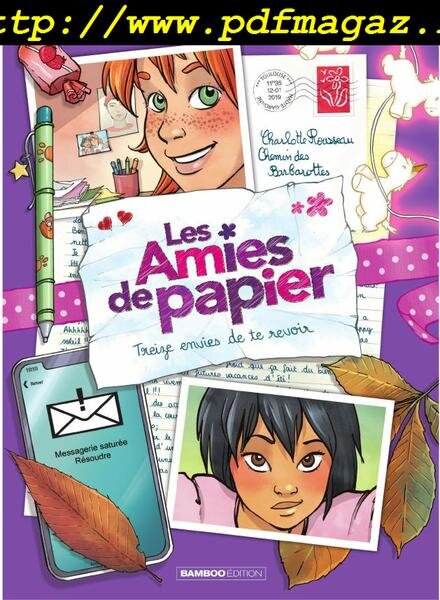 Les amies de papier – Tome 3 – Treize envie de te revoir 2019 Cover