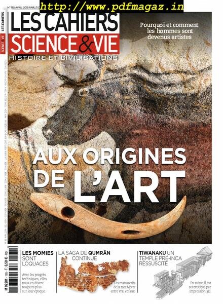 Les Cahiers de Science & Vie – avril 2019 Cover