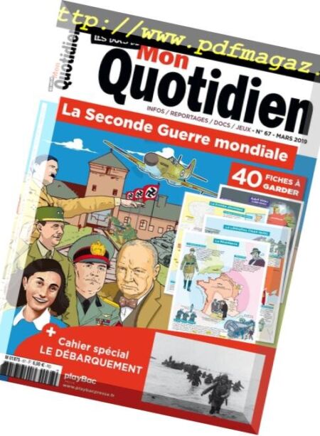 Les Docs de mon Quotidien – mars 2019 Cover