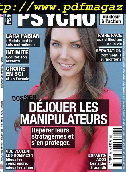 L’Essentiel De La Psycho – mars 2019 Cover