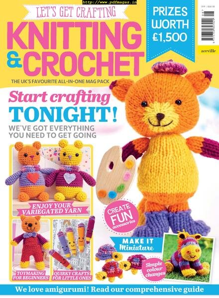 Let’s Get Crafting Knitting & Crochet – Issue 108, January-February 2019 Cover