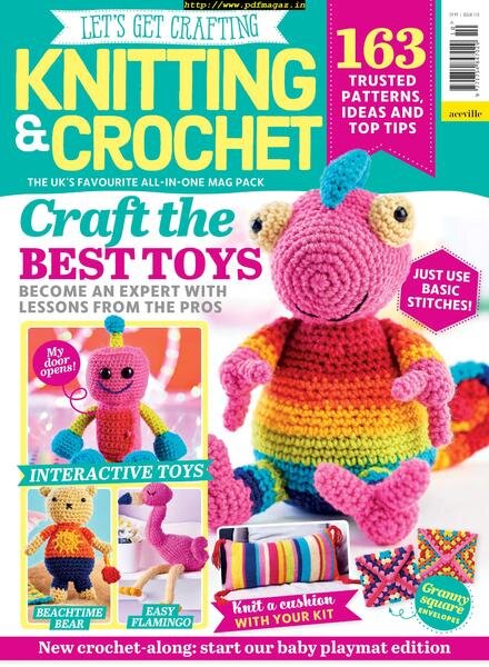 Let’s Get Crafting Knitting & Crochet – Issue 110, April 2019 Cover