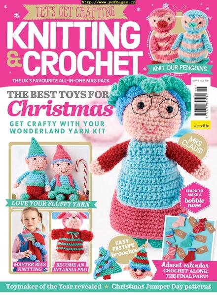 Let’s Get Crafting Knitting & Crochet – November 2018 Cover
