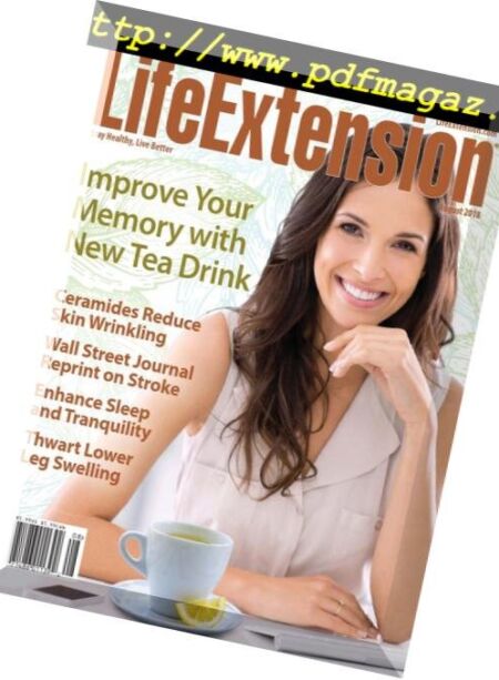Life Extension Magazine – August 2018 Cover