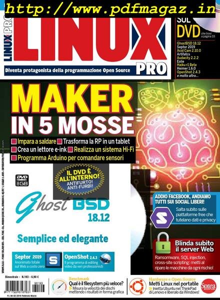 Linux Pro – Febbraio-Marzo 2019 Cover