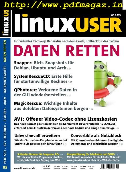 LinuxUser – Mai 2019 Cover