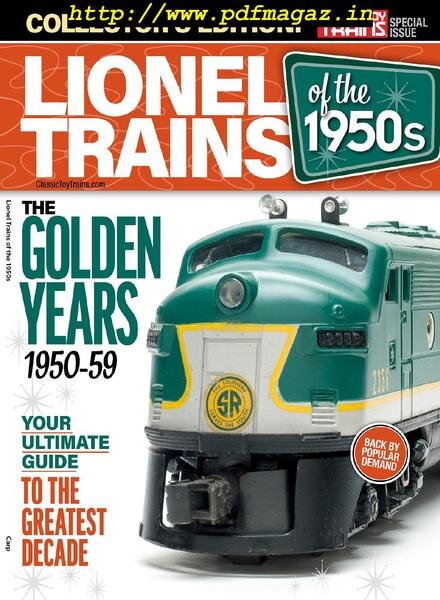 Lionel Trains of the 1950’s – April 2019 Cover