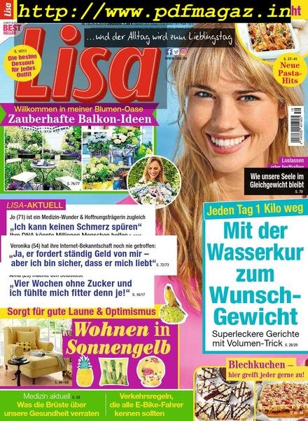 Lisa – 24 April 2019 Cover