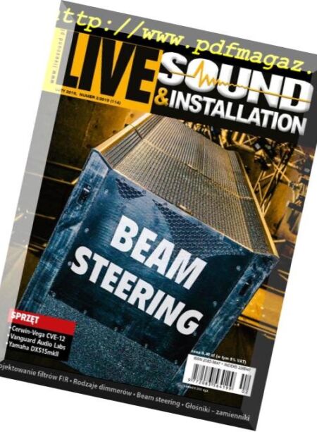 Live Sound & Installation – Luty 2019 Cover