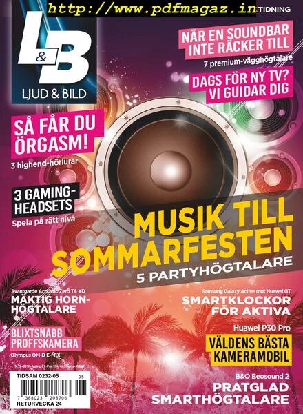 Ljud & Bild – maj 2019 Cover