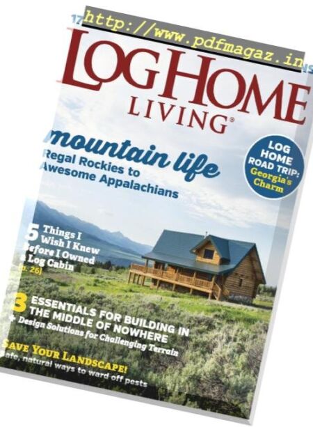 Log Home Living – May 2019 Cover
