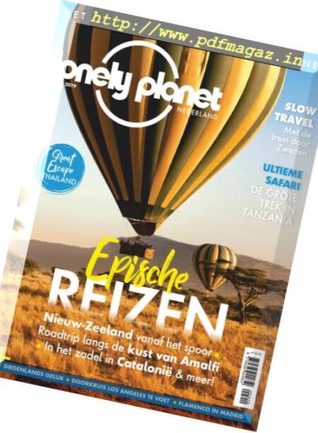 Lonely Planet Traveller Netherlands – april 2019 Cover