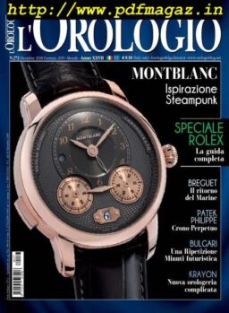 l’Orologio – Dicembre 2018 – Gennaio 2019