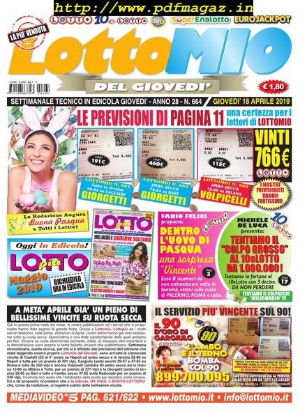 Lottomio del Giovedi – 18 Aprile 2019 Cover