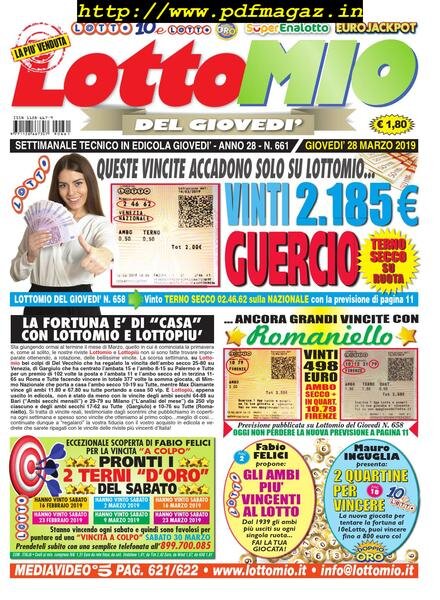 Lottomio del Giovedi – 28 Marzo 2019 Cover