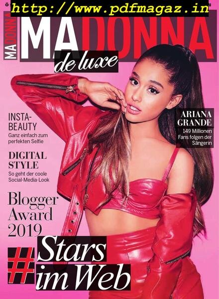 Madonna – 30 Marz 2019 Cover