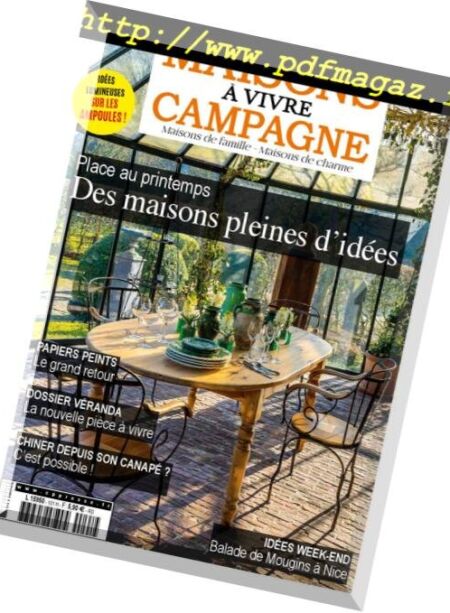 Maisons a Vivre Campagne – avril-mai 2019 Cover