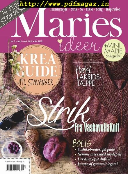 Maries Ideer – april 2019 Cover