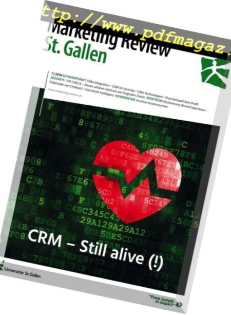 Marketing Review St Gallen – Marz 2019 Cover