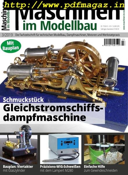 Maschinen im Modellbau – April 2019 Cover