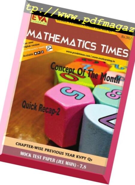 Mathematics Times – March 2019 Cover