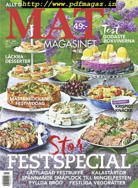 Matmagasinet – maj 2019 Cover