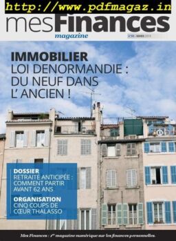 mes Finances – 08 mars 2019