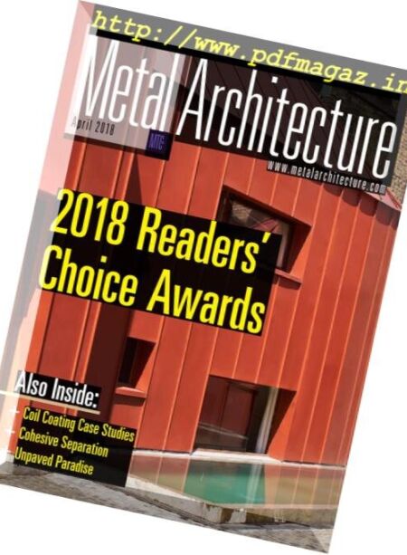 Metal Architecture – April 2018 Cover
