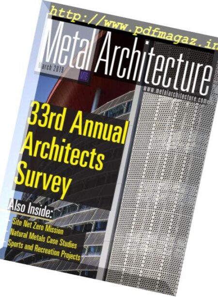 Metal Architecture – March 2019 Cover