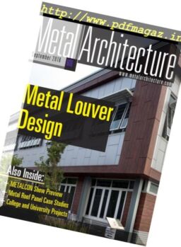 Metal Architecture – September 2018