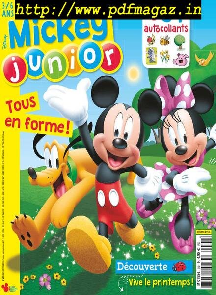 Mickey Junior – mars 2019 Cover