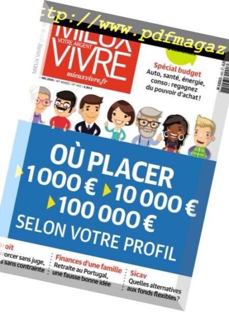 Mieux Vivre Votre Argent – mars 2019 Cover